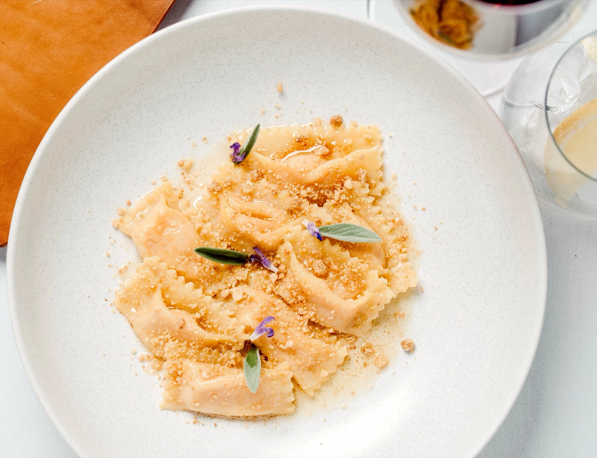 Agnolotti with pumpkin and almonds by Sicily Chef