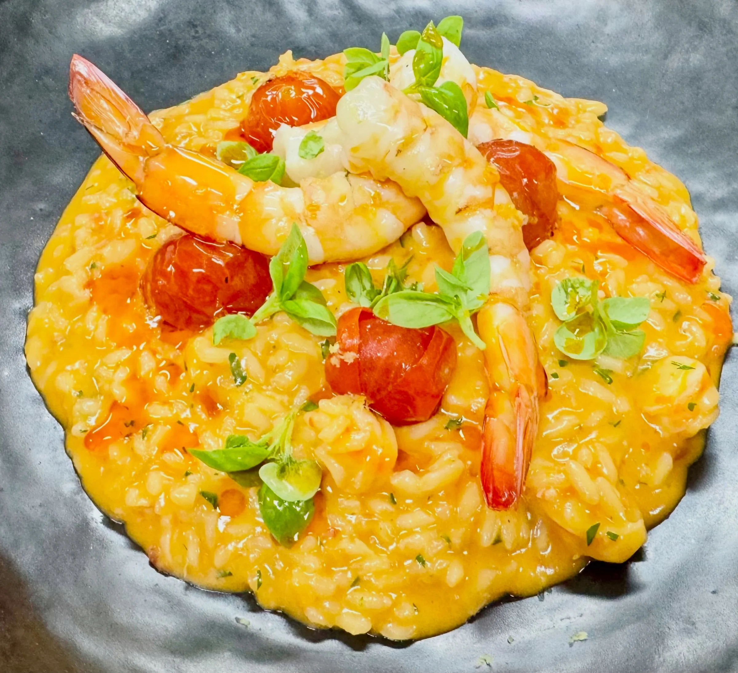 Prawn and tomato risotto by Sicily Chef